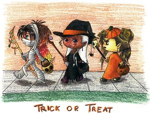 Trick or Treat - Chibi Gods