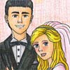 C and AJ's Wedding Picture